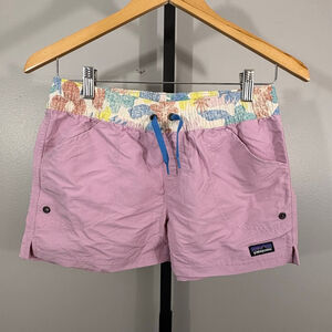 Girls Patagonia Shorts XL Purple‎ Multi-color Kids' Costa Rica Baggies